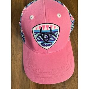 Ariat Snapback Hat Youth OSFM Pink Southwest Logo Cap